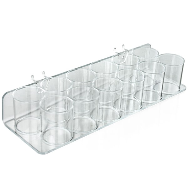 12-Cup Tray for Pegboard or Slatwall, PK2